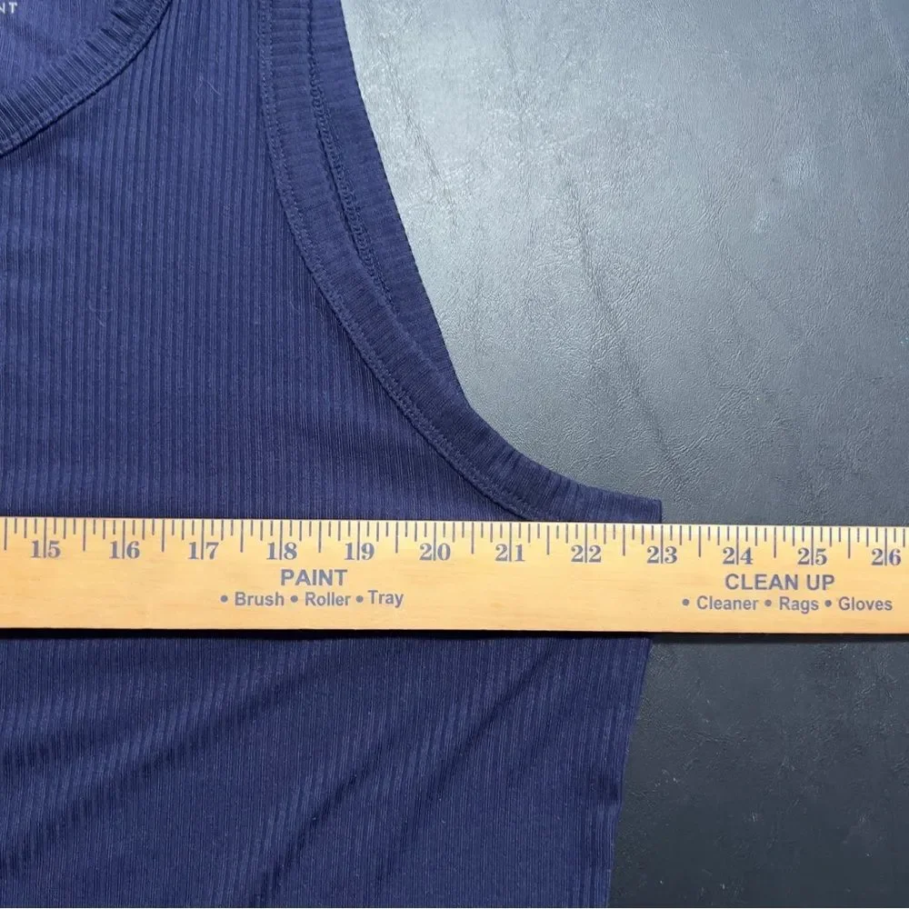 Lane Bryant Women’s Navy Sleeveless Top 0661 - Picture 6 of 6